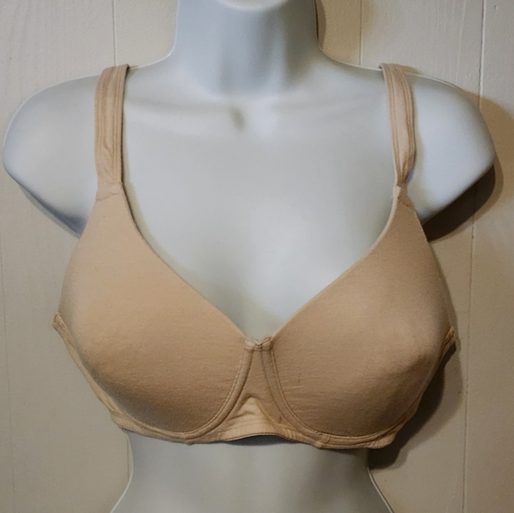 Fruit of the Loom Bra 38D Padded Underwire Beige